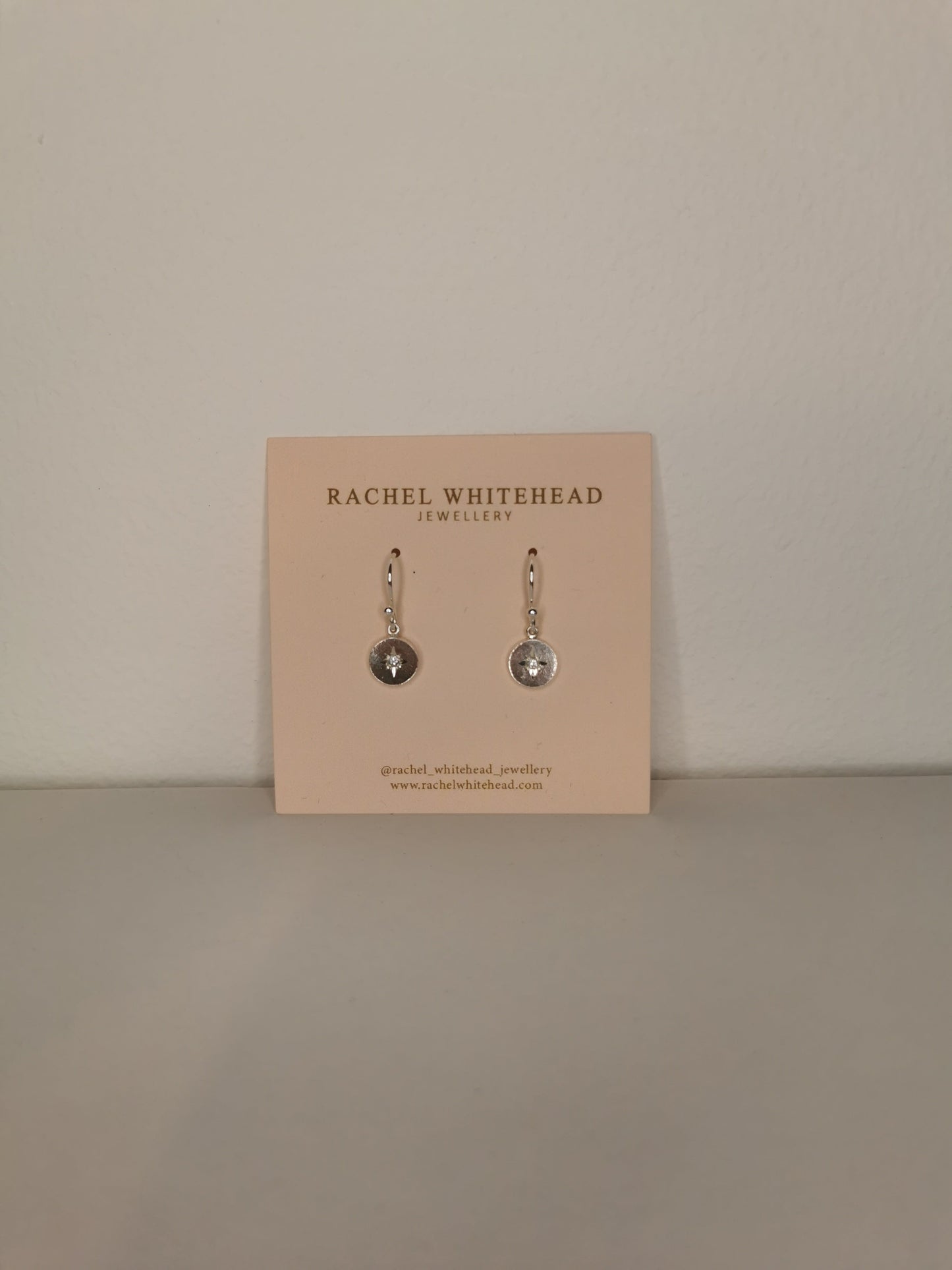 Star Set Coin Earrings