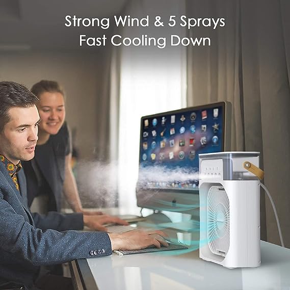MINI NEW PORTABLE AIR CONDITIONER HUMIDIFIER STRONG WIND