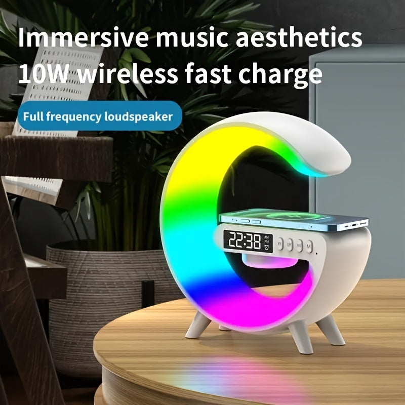 Digital Led Wireless Charger Speaker