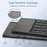 B033 Ultra-Slim Wireless Foldable Keyboard