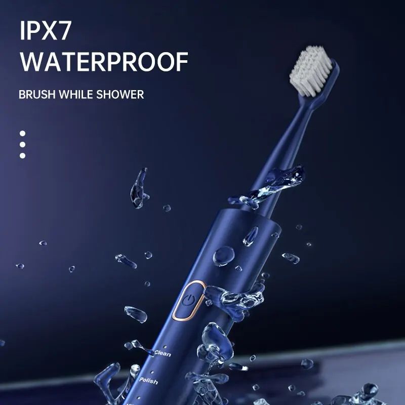 Jianpai Adult Male and Female Electric Toothbrush Hollow Cup Motor Type-c Charging 5-gear Mode Sonic Electric Toothbrush