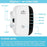 WiFi extender, 3650 sq ft, 45 devices, UK plug