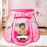 Princess Pop Up Playhouse, Play Tent, Play Tent Castle Foldable Popup Balls House for Baby Toddler Girls (Pink,47 * 35 Inch)