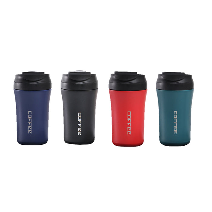 Stainless Steel Vacuum Coffee Mug Travel Thermal Mug 15 x 7.5 cm - Random Color