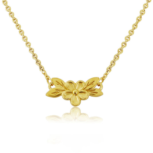Gold Vermeil Posy Flower Necklace
