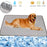 Dog Summer Cushion, Pet Cooling Mat, Dog Ice Silk Mat, Bite Resistant Pet Breathable Cool Pad Bed Mattress